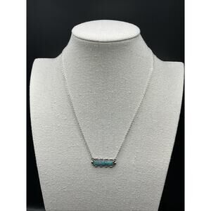Barse Melrose Necklace-Turquoise- Silver- NWT